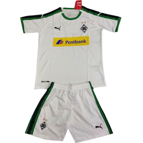 Maillot Football Mönchengladbach Domicile Enfant 2018-19 Blanc Vert